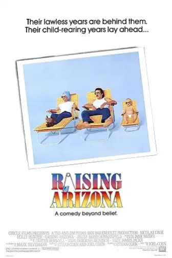 movie poster for raising arizona