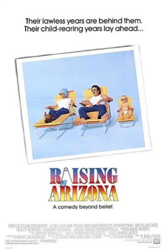 movie poster for raising arizona