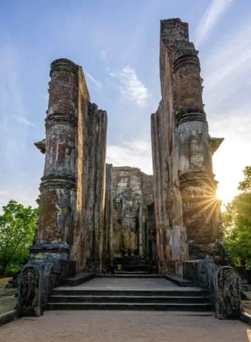 Polonnaruwa temple complex, sri lanka