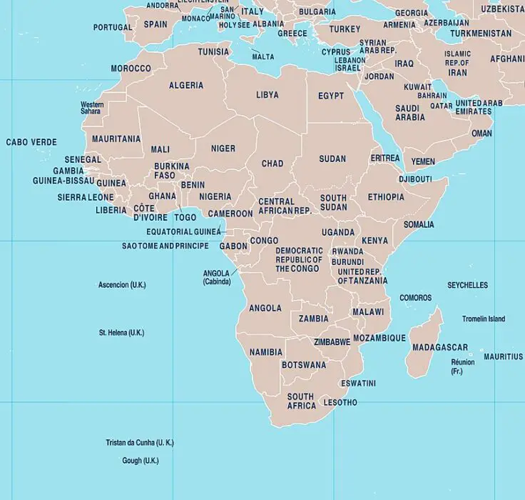 africa map pte describe image